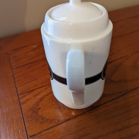 Trust in the Lord Black & White Teapot/Coffee Pot Proverbs 3:5 Pitcher - Picture 3 of 12